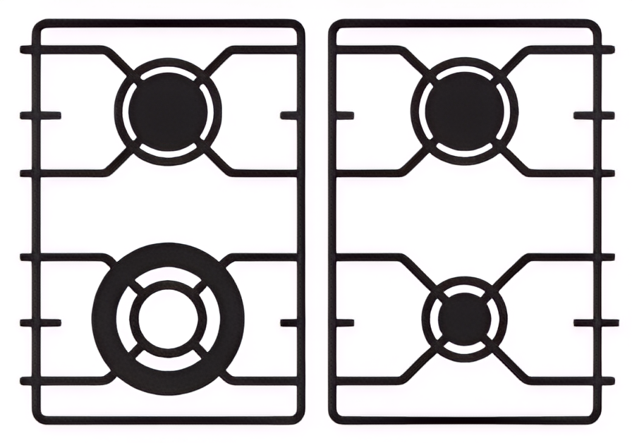 Logo gráfico de COCINA54 - Dos hornallas